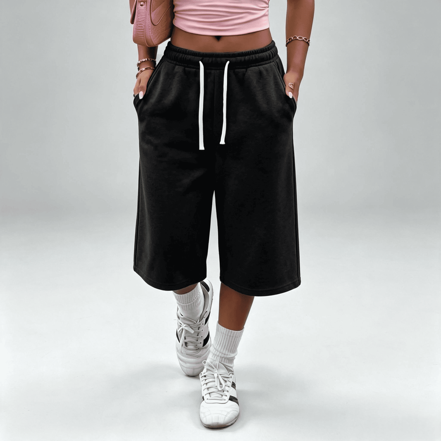 【LAST DAY SALE】Women's wide-leg loose pants with pockets