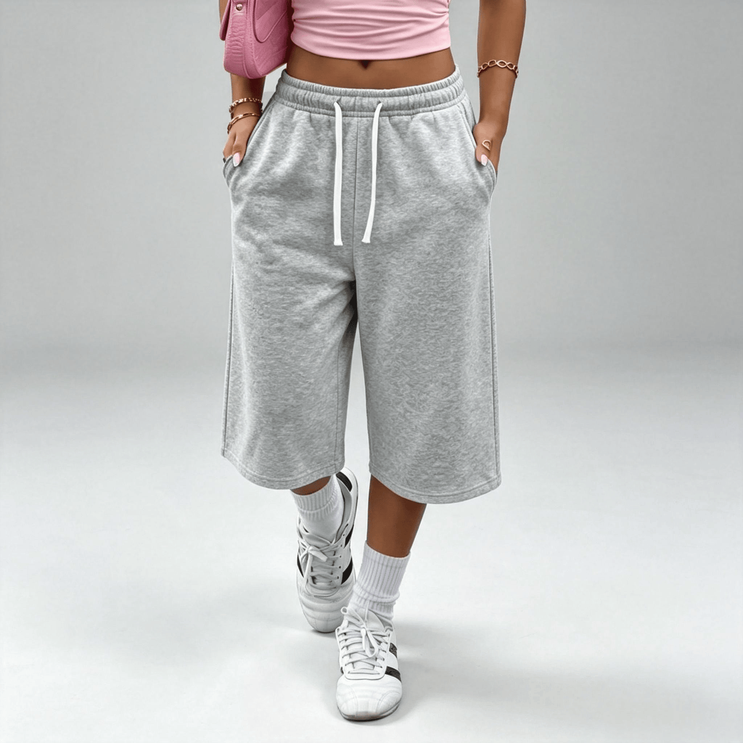 【LAST DAY SALE】Women's wide-leg loose pants with pockets