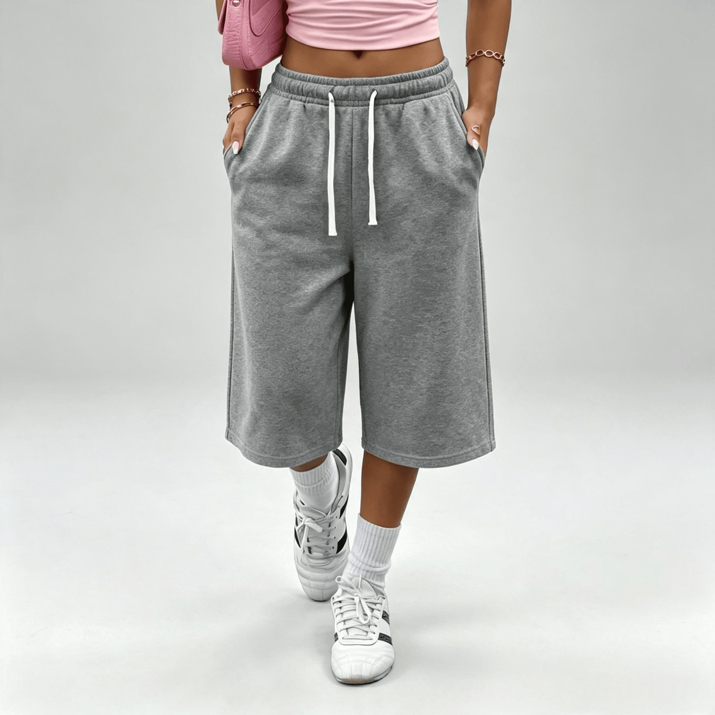 【LAST DAY SALE】Women's wide-leg loose pants with pockets