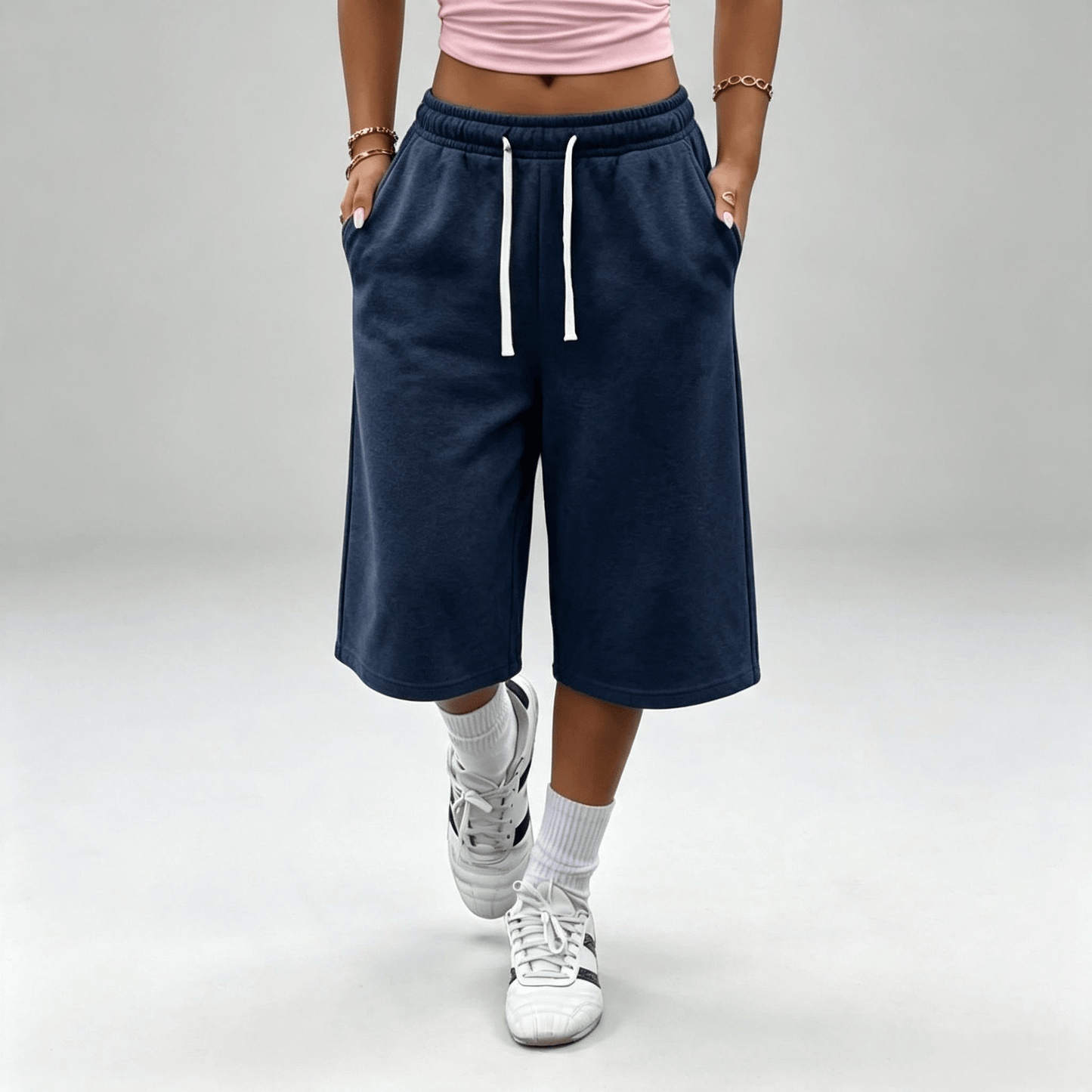 【LAST DAY SALE】Women's wide-leg loose pants with pockets