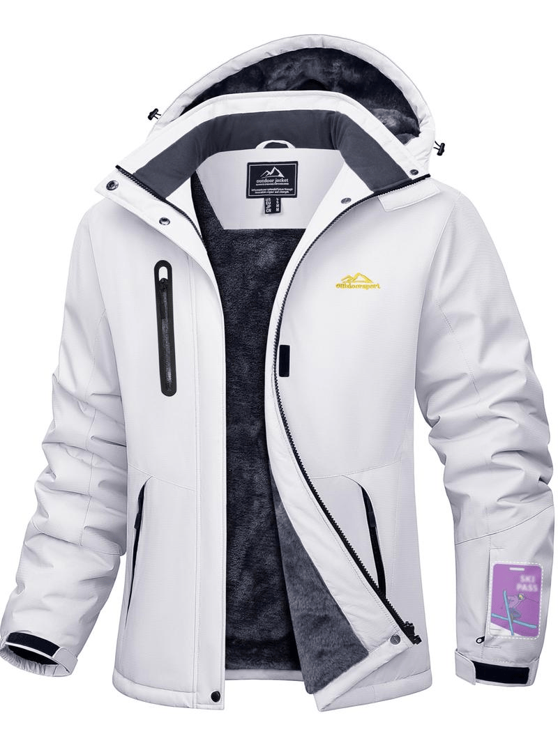 Women's Waterproof Fleece-Lined Winter Jacket