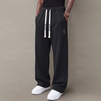 Men's casual pants —loose straight-leg