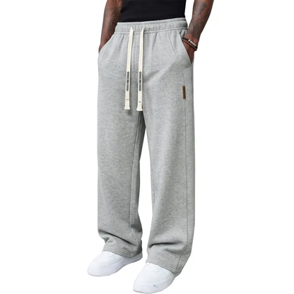 Men's casual pants —loose straight-leg